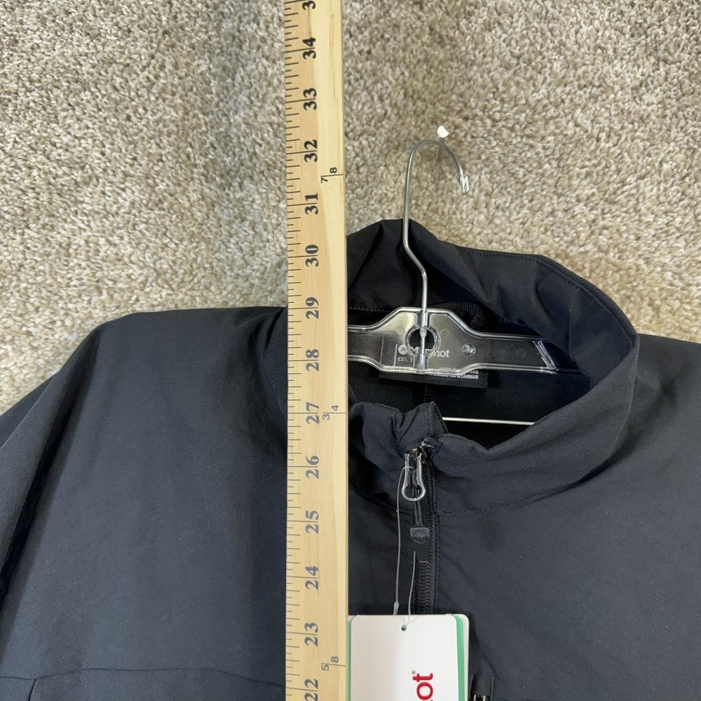 Marmot Mens Tempo Softshell Jacket Black Full Zip Beet.TV Logo L M16076-001 NWT - Picture 11 of 12